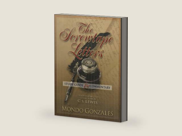 The Screwtape Letters Study Guide & Commentary by Mondo Gonzales | barcode:9781962356015 | source:'9781962356015-right-three-quarter.jpg