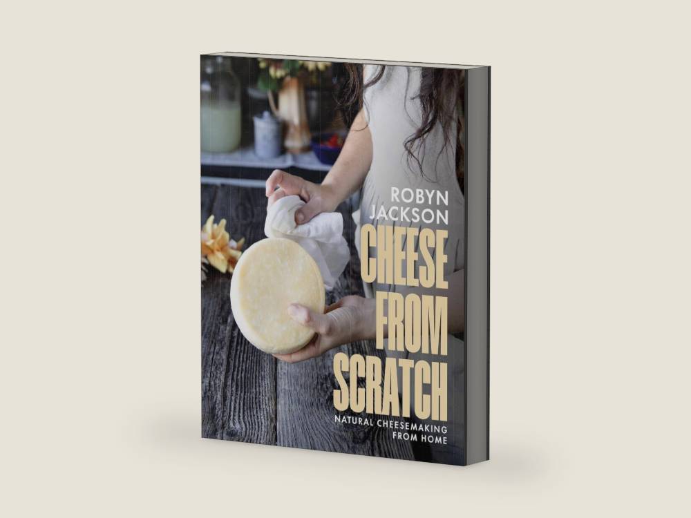 Cheese From Scratch: Natural Cheesemaking From Home by Robyn Jackson | barcode:9781963008043 | source:'9781963008043-right-three-quarter.jpg