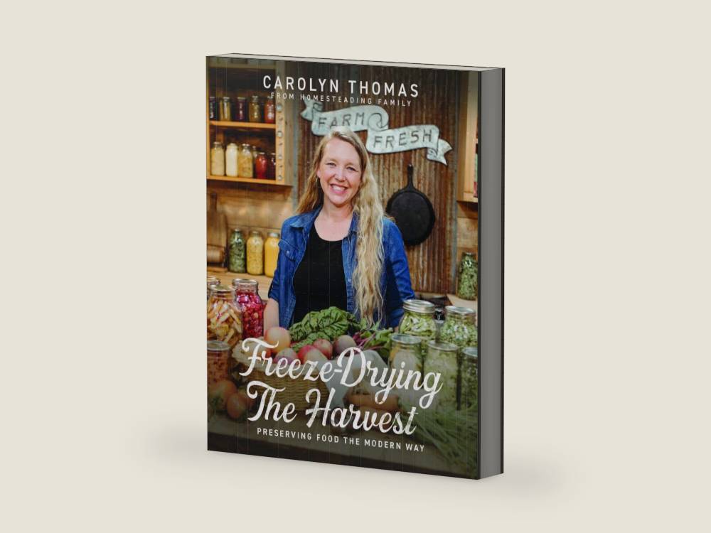 Freeze-Drying the Harvest: Preserving Food the Modern Way by Carolyn Thomas | barcode:9781963008999 | source:'9781963008999-right-three-quarter.jpg