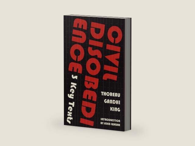 Civil Disobedience—3 Key Texts: Thoreau, Gandhi, King (Warbler Classics Annotated Edition) by Henry David Thoreau | barcode:9781965684825 | source:'9781965684825-right-three-quarter.jpg
