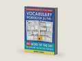 Vocabulary Workbook for Kids: 180 Word of the Day Vocabulary Activities BOOK ONE Vocabulary Builder for 4th, 5th & 6th Grade (Vocabulary Builder Workbooks) by Kirsten Tulsian | barcode:9781967684014 | source:'9781967684014-right-three-quarter.jpg