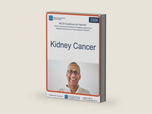 NCCN Guidelines for Patients® Kidney Cancer by National Comprehensive Cancer Network® (NCCN®) | barcode:9781971567099 | source:'9781971567099-right-three-quarter.jpg