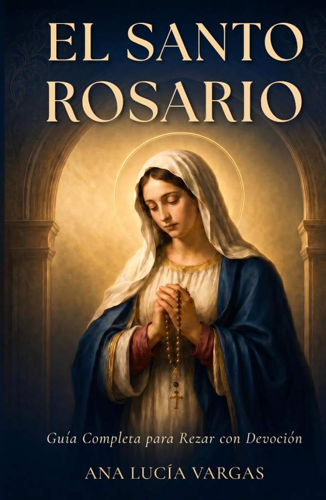 El Santo Rosario: Guía Completa para Rezar con Devoción — Misterios, Promesas, Letanías y Oraciones Tradicionales para la Familia Católica (Spanish Edition) by Ana Lucía Vargas | barcode:9781971761114 | source:'9781971761114.jpg