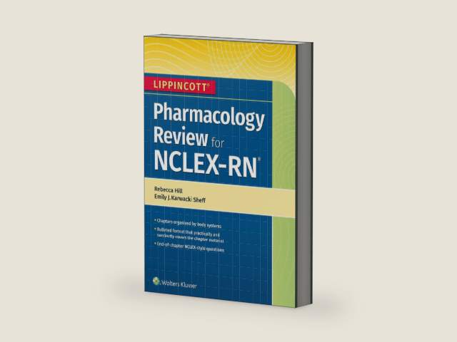 Lippincott NCLEX-RN Pharmacology Review (Made Incredibly Easy (Paperback)) by Rebecca Hill | barcode:9781975109837 | source:'9781975109837-right-three-quarter.jpg