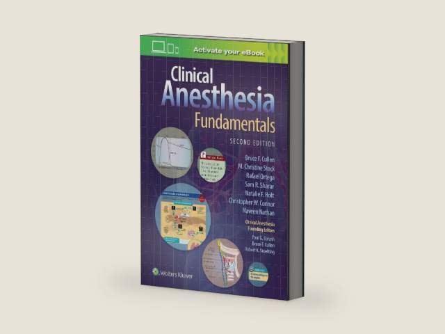 Clinical Anesthesia Fundamentals: Print + Ebook with Multimedia by Sam R. Sharar MD | barcode:9781975113018 | source:'9781975113018-right-three-quarter.jpg