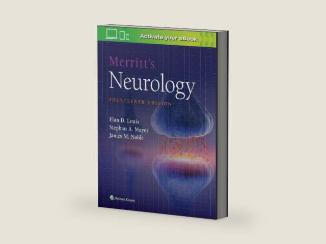 Merritt’s Neurology by Elan D. Louis MD MS | barcode:9781975141226 | source:'9781975141226-right-three-quarter.jpg