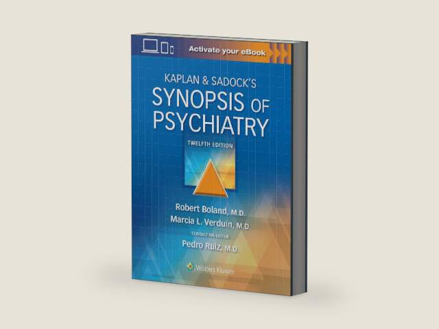 Kaplan & Sadock’s Synopsis of Psychiatry by Robert Boland | barcode:9781975145569 | source:'9781975145569-right-three-quarter.jpg