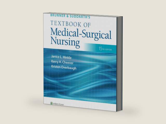 Brunner & Suddarth's Textbook of Medical-Surgical Nursing by Dr. Janice L Hinkle PhD RN CNRN | barcode:9781975161033 | source:'9781975161033-right-three-quarter.jpg