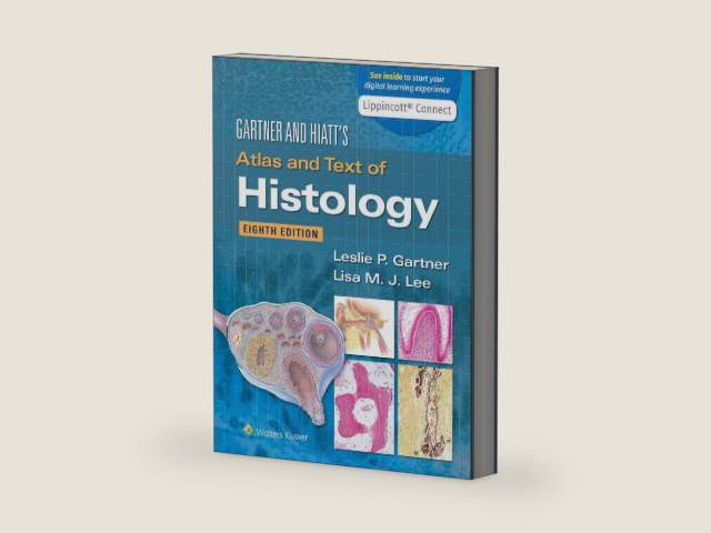 Gartner & Hiatt's Atlas and Text of Histology by Leslie P. Gartner PhD | barcode:9781975164256 | source:'9781975164256-right-three-quarter.jpg
