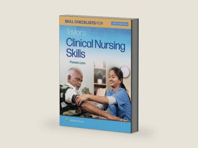 Skill Checklists for Taylor's Clinical Nursing Skills by Pamela B Lynn EdD MSN RN | barcode:9781975168681 | source:'9781975168681-right-three-quarter.jpg
