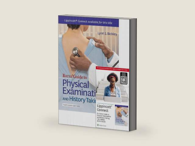 Bates' Guide To Physical Examination and History Taking 13e with Videos Lippincott Connect Print Book and Digital Access Card Package by Lynn S. Bickley MD FACP | barcode:9781975210878 | source:'9781975210878-right-three-quarter.jpg