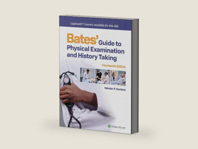 Bates' Guide To Physical Examination and History Taking (Lippincott Connect) by Rainier P. Soriano MD | barcode:9781975218348 | source:'9781975218348-right-three-quarter.jpg