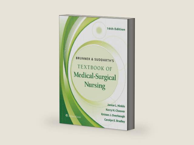 Brunner & Suddarth's Textbook of Medical-Surgical Nursing by JANICE L. HINKLE | barcode:9781975221133 | source:'9781975221133-right-three-quarter.jpg