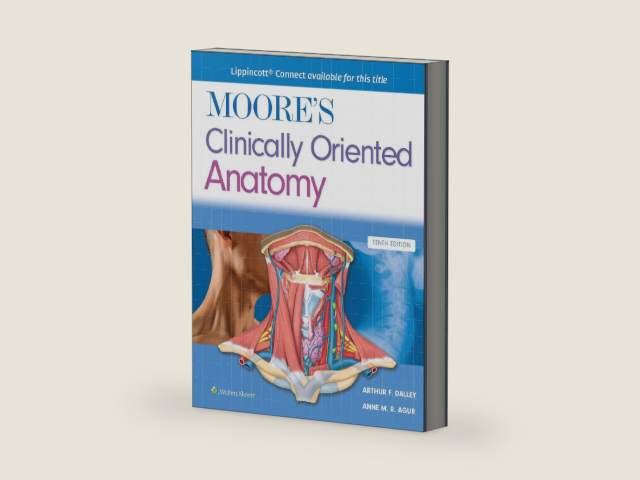 Moore's Clinically Oriented Anatomy (Lippincott Connect) by Arthur F. Dalley II PhD FAAA | barcode:9781975241582 | source:'9781975241582-right-three-quarter.jpg