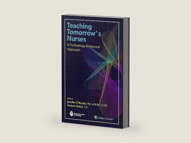 Teaching Tomorrow's Nurses: A Technology-Enhanced Approach (NLN) by Jennifer O’Rourke PhD APN-BC CHSE | barcode:9781975248277 | source:'9781975248277-right-three-quarter.jpg