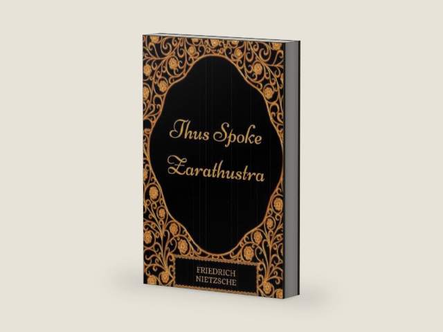 Thus Spoke Zarathustra: By Friedrich Nietzsche - Illustrated by Friedrich Nietzsche | barcode:9781975770129 | source:'9781975770129-right-three-quarter.jpg