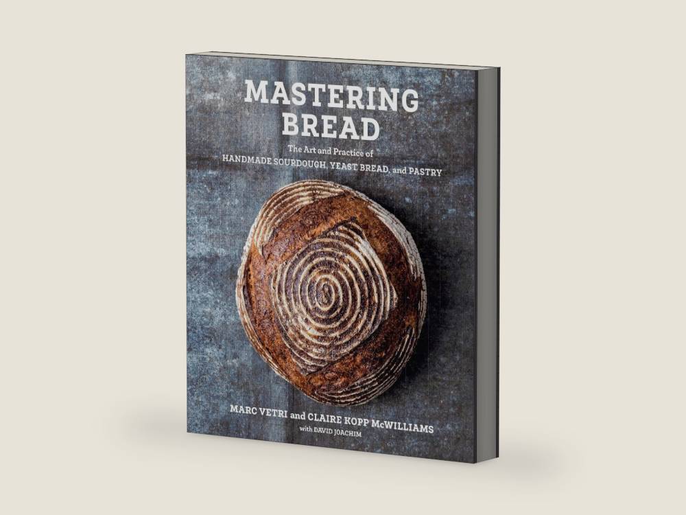 Mastering Bread: The Art and Practice of Handmade Sourdough, Yeast Bread, and Pastry [A Baking Book] by Marc Vetri | barcode:9781984856982 | source:'9781984856982-right-three-quarter.jpg