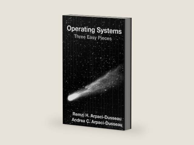 Operating Systems: Three Easy Pieces by Remzi H Arpaci-Dusseau | barcode:9781985086593 | source:'9781985086593-right-three-quarter.jpg