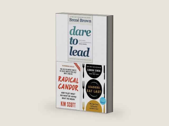Dare to Lead, Radical Candor & Leaders Eat Last 3 Books Collection Set by Brené Brown | barcode:9782029297432 | source:'9782029297432-right-three-quarter.jpg