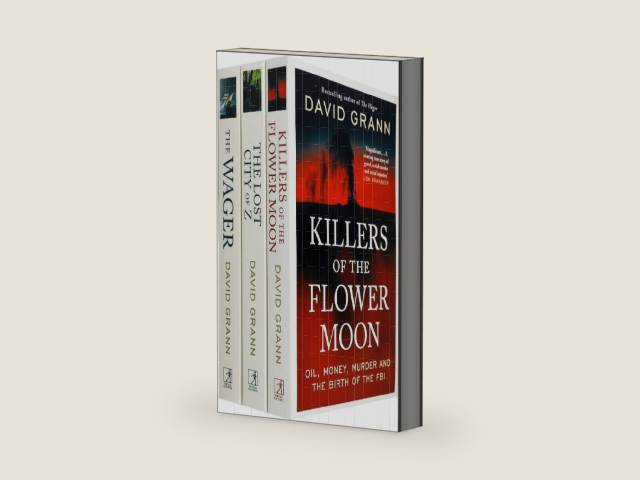 David Grann 3 Books Collection Set (Killers of the Flower Moon, The Lost City of Z & The Wager) by David Grann | barcode:9782052420623 | source:'9782052420623-right-three-quarter.jpg