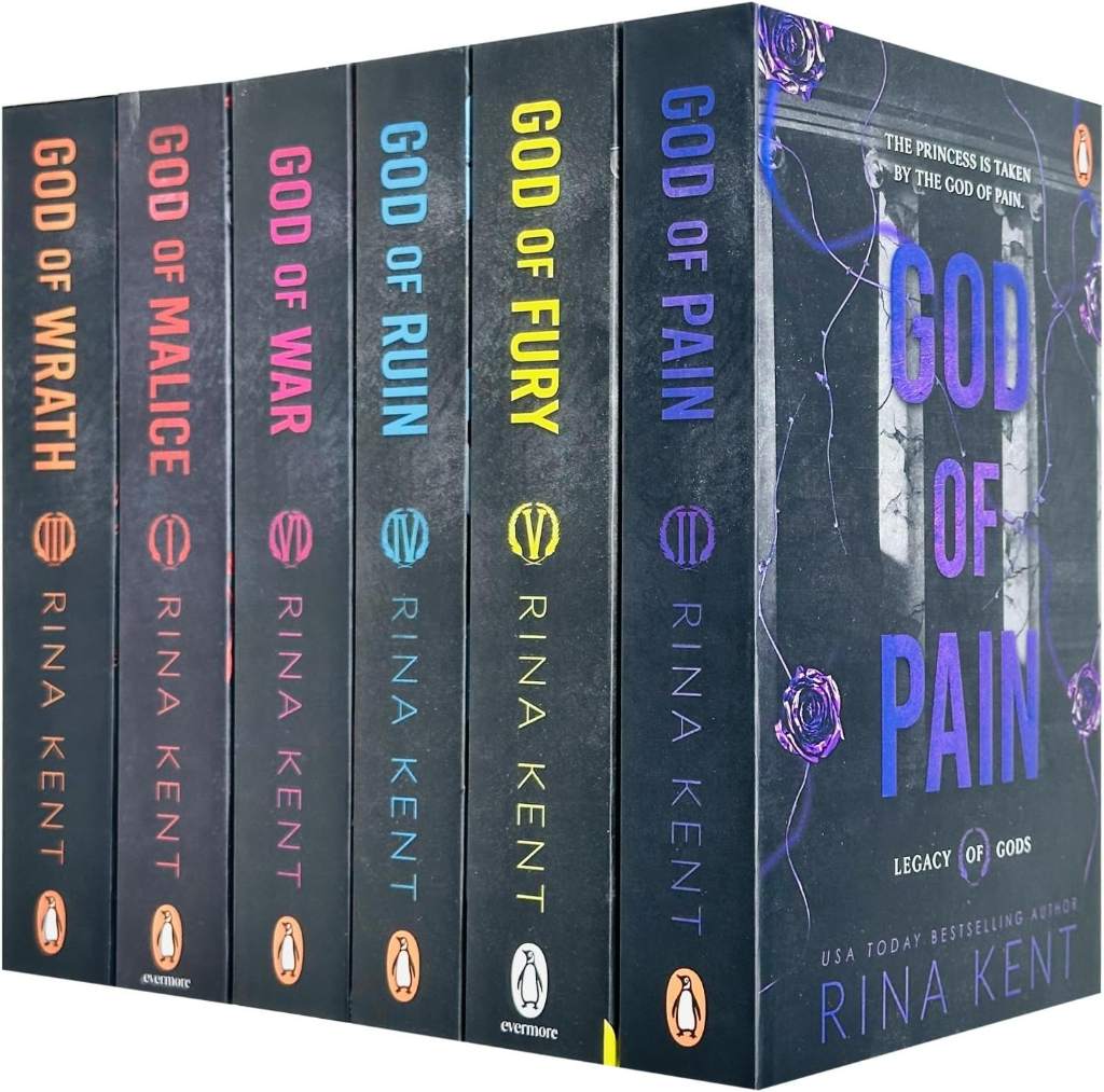 Legacy of Gods Series Collection 6 Books Set By Rina Kent (God of Pain, God of Fury, God of Ruin, God of War, God of Malice & God of Wrath) by Rina Kent | barcode:9782258276116 | source:'9782258276116.jpg