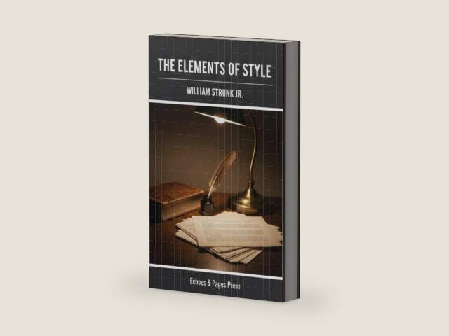 The Elements of Style: The Essential Guide to Clear and Effective Writing by William Strunk Jr. | barcode:9782379262296 | source:'9782379262296-right-three-quarter.jpg