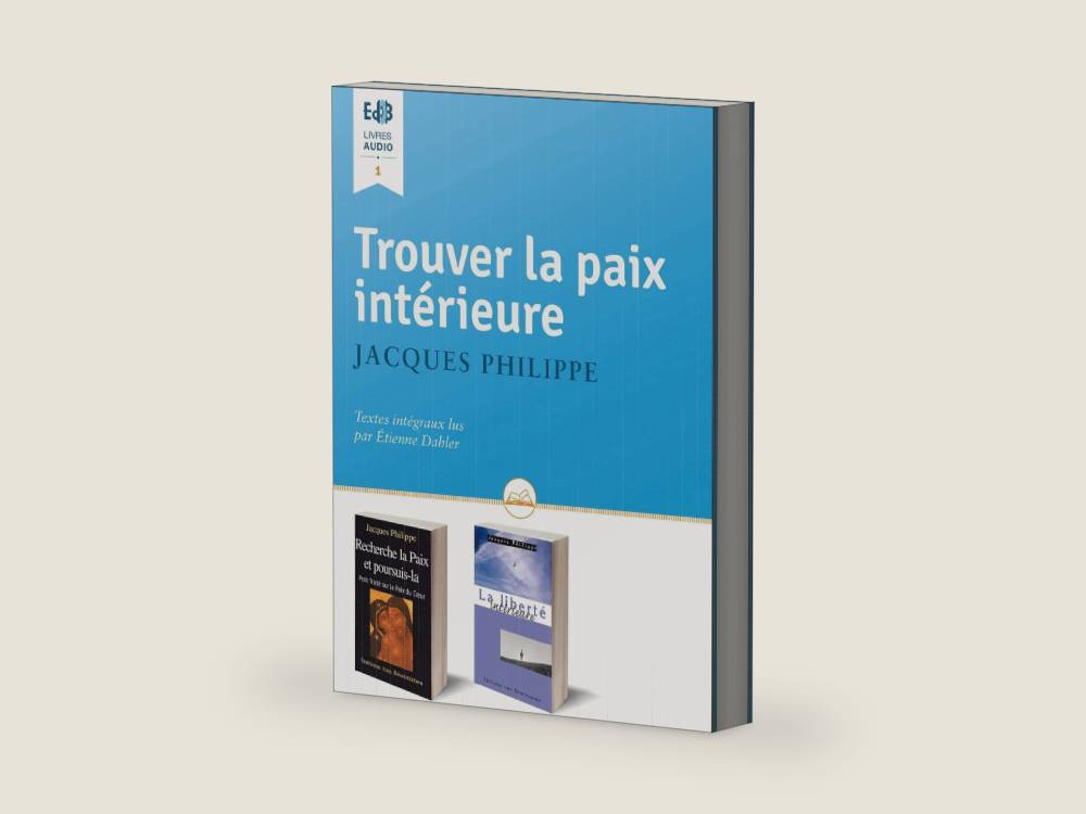 Trouver la paix intérieure – Livre Audio: (CD MP3) by Jacques Philippe | barcode:9782840245148 | source:'9782840245148-right-three-quarter.jpg