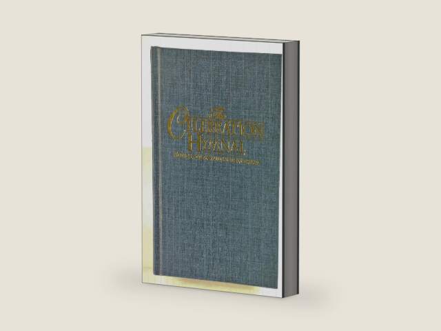 The Celebration Hymnal. Songs and Hymns For Worship Containing Scriptures from New international Version, New American Standard Bible and The New King James Version. by Tom Fettke | barcode:9783010148368 | source:'9783010148368-right-three-quarter.jpg
