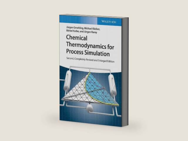 Chemical Thermodynamics for Process Simulation by Jurgen Gmehling | barcode:9783527343256 | source:'9783527343256-right-three-quarter.jpg