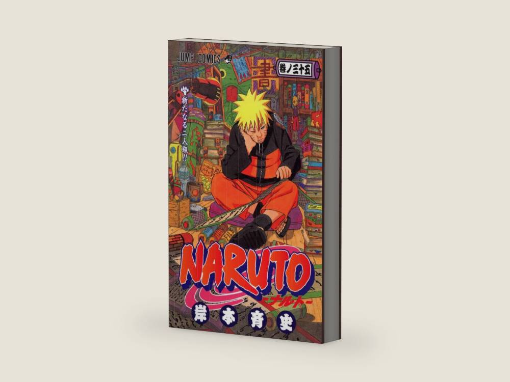 Naruto 35 by MASASHI KISHIMOTO | barcode:9784088742731 | source:'9784088742731-right-three-quarter.jpg