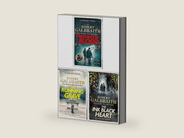 Robert Galbraith 3 Books Collection Set (Troubled Blood, The Ink Black Heart & The Running Grave) by Robert Galbraith | barcode:9784782088180 | source:'9784782088180-right-three-quarter.jpg