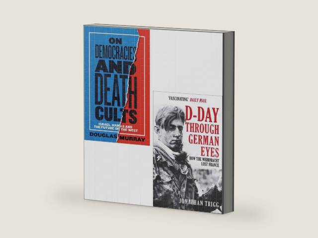 On Democracies and Death Cults By Douglas Murray & D-Day Through German Eyes By Jonathan Trigg 2 Books Collection Set by Jonathan Trigg | barcode:9785060994674 | source:'9785060994674-right-three-quarter.jpg