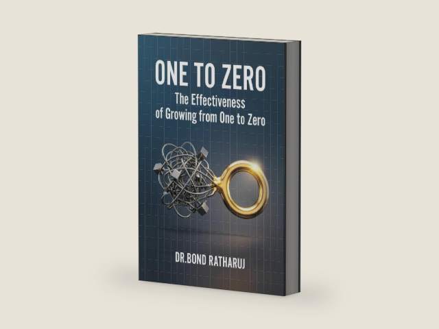 One to Zero: The Effectiveness of Growing from One to Zero by Dr. Ratharuj Manaswastcharapong | barcode:9786166313376 | source:'9786166313376-right-three-quarter.jpg