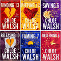 Boys of Tommen Series 6 Books Collection Set By Chloe Walsh (Binding 13, Keeping 13, Saving 6, Redeeming 6, Taming 7 & Releasing 10) by Chloe Walsh | barcode:9786294346468 | source:'9786294346468.jpg