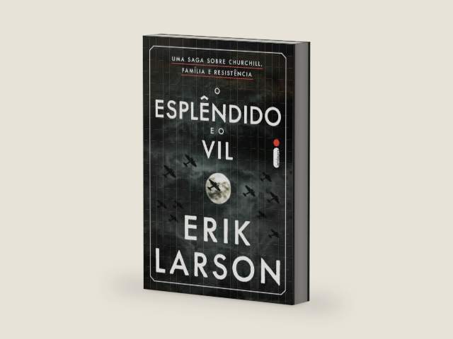 O esplêndido e o vil: Uma saga sobre Churchill, família e resistência (Portuguese Edition) by Erik Larson | barcode:9786555600919 | source:'9786555600919-right-three-quarter.jpg