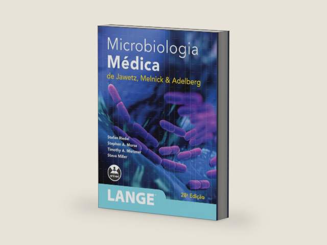 Microbiologia Médica de Jawetz, Melnick & Adelberg (Portuguese Edition) by Stefan Riedel | barcode:9786558040170 | source:'9786558040170-right-three-quarter.jpg