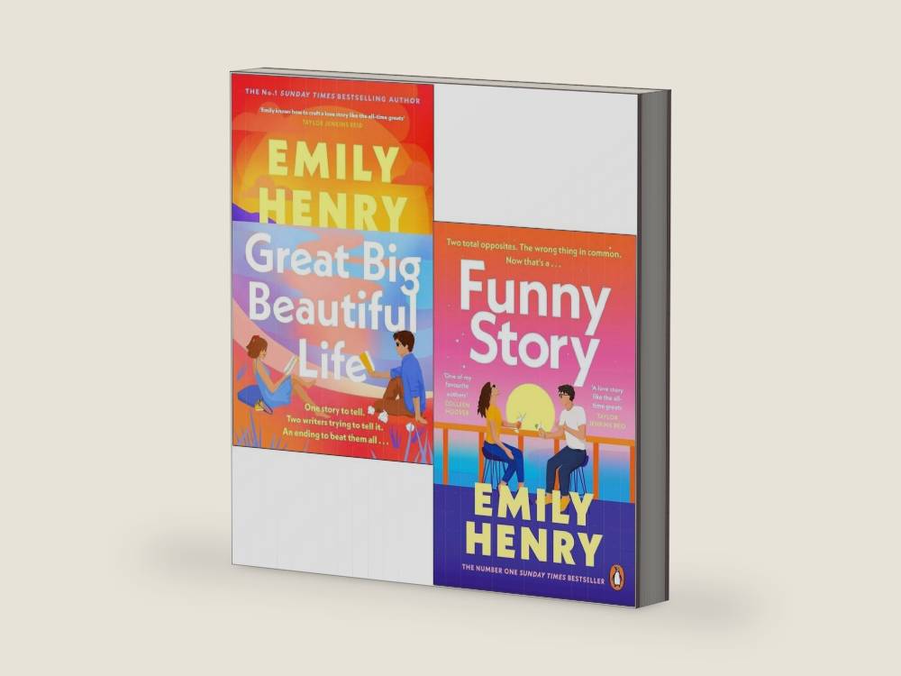 Emily Henry Collection 2 Books Set (Great Big Beautiful Life & Funny Story) by Emily Henry | barcode:9786961004196 | source:'9786961004196-right-three-quarter.jpg