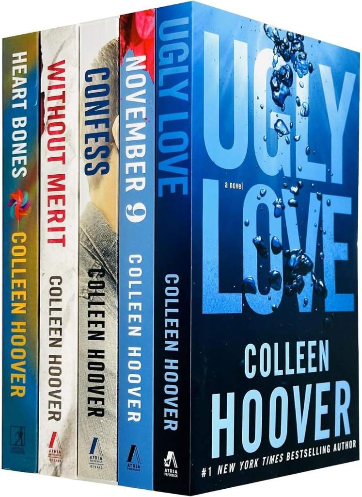 Colleen Hoover 5 Books Collection Set (Ugly Love, November 9, Confess, Without Merit & Heart Bones) by Colleen Hoover | barcode:9787001263818 | source:'9787001263818.jpg