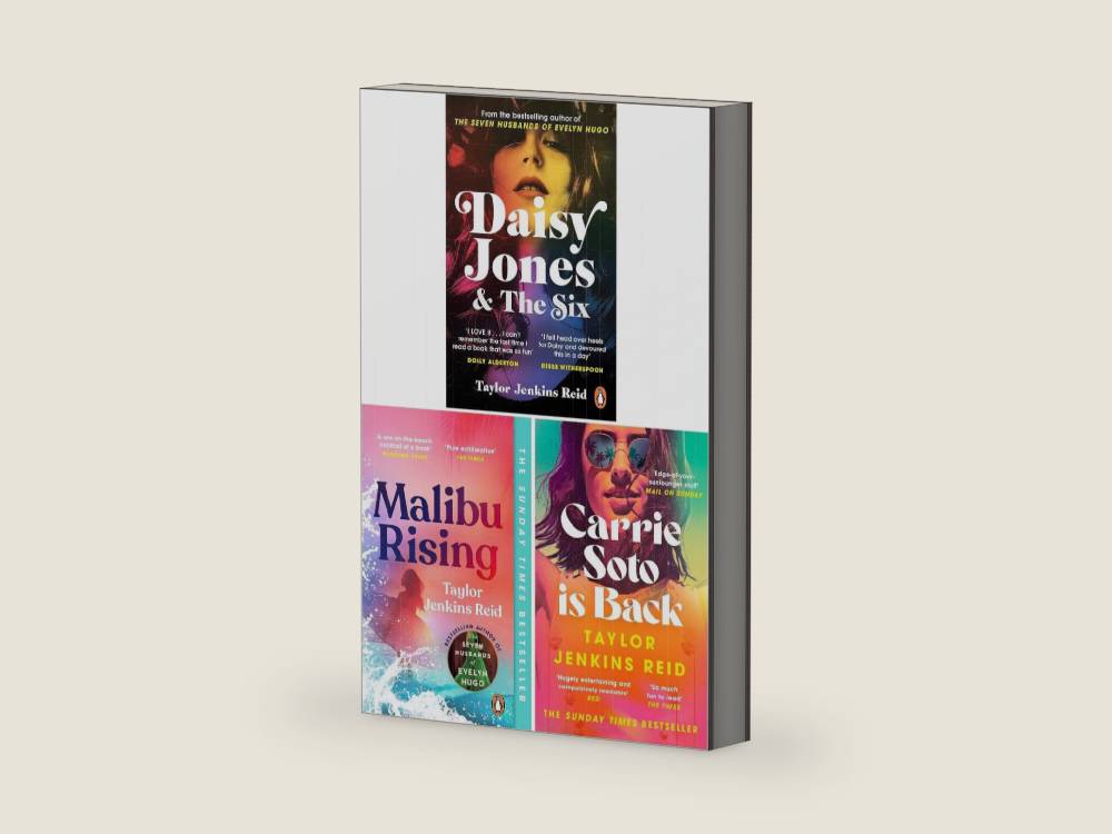 Taylor Jenkins Reid 3 Books Collection Set (Daisy Jones and The Six, Malibu Rising & Carrie Soto is Back) by Taylor Jenkins Reid | barcode:9787061482754 | source:'9787061482754-right-three-quarter.jpg