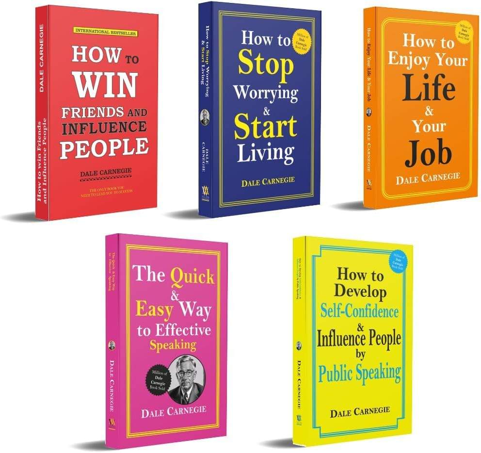 The Best of Dale Carnegie (Set of 5 Books) : How to Win Friends and Influence People along, How to Develop Self-Confidence and Influence People by Public Speaking by Dale Carnegie | barcode:9788119369195 | source:'9788119369195.jpg