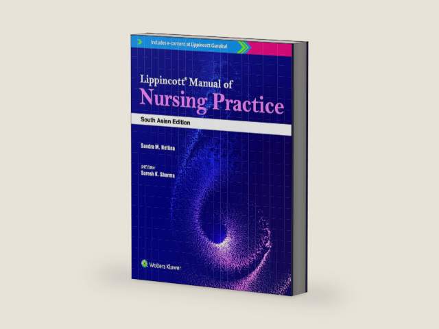Lippincott Manual Of Nursing Practice, South Asian ed by Sandra M. Nettina | barcode:9788119461646 | source:'9788119461646-right-three-quarter.jpg