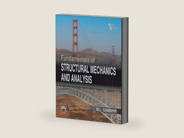 Fundamentals of Structural Mechanics and Analysis by Gambhir M. L. | barcode:9788120342361 | source:'9788120342361-right-three-quarter.jpg