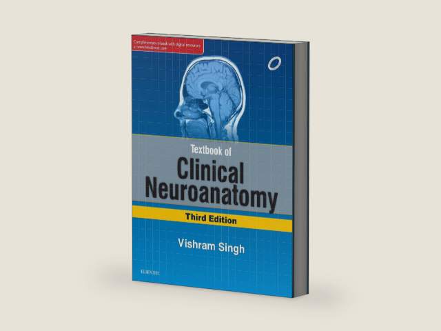 Textbook of Clinical Neuroanatomy - E-Book by Vishram Singh | barcode:9788131246832 | source:'9788131246832-right-three-quarter.jpg
