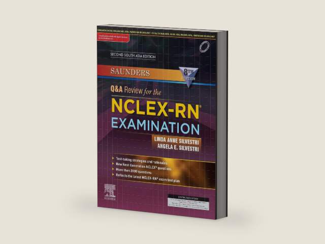 Saunders Q & A Review for the NCLEX-RN® Examination: Second South Asia Edition - E-book by Linda Anne Silvestri PhD, RN, ANEF, FAAN | barcode:9788131265550 | source:'9788131265550-right-three-quarter.jpg