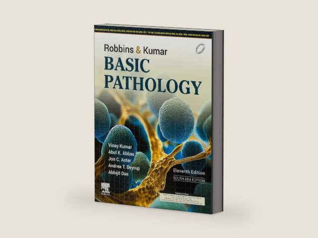 Robbins and Kumar Basic Pathology, 11th Edition-South Asia Edition - E-Book by Vinay Kumar MBBS, MD, FRCPath | barcode:9788131267936 | source:'9788131267936-right-three-quarter.jpg