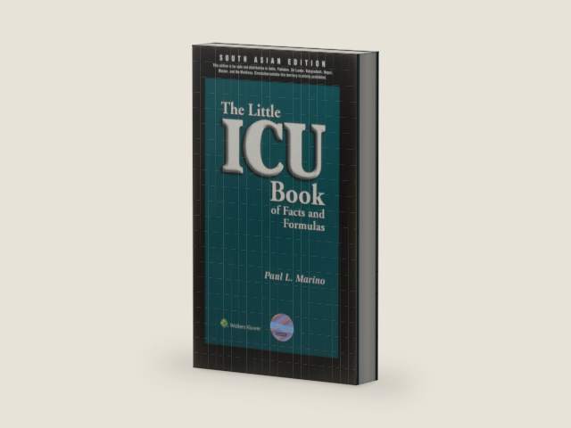 THE LITTLE ICU BOOK OF FACTS AND FORMULAS by Paul L. Marino | barcode:9788184731415 | source:'9788184731415-right-three-quarter.jpg