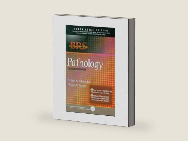 BRS Pathology by Arthur S. Schneider | barcode:9788184731798 | source:'9788184731798-right-three-quarter.jpg