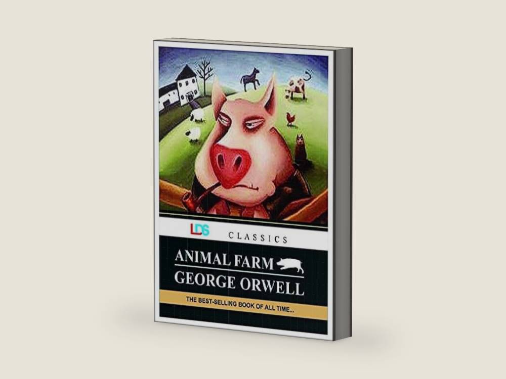 Animal Farm by George Orwell | barcode:9788187057314 | source:'9788187057314-right-three-quarter.jpg