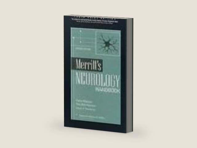 Merritts Neurology Handbook by Mazzoni | barcode:9788189836344 | source:'9788189836344-right-three-quarter.jpg