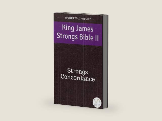 King James Strongs Bible II: Strongs Concordance (Study Bible Halseth Book 40) by Truthbetold Ministry | barcode:9788233918330 | source:'9788233918330-right-three-quarter.jpg
